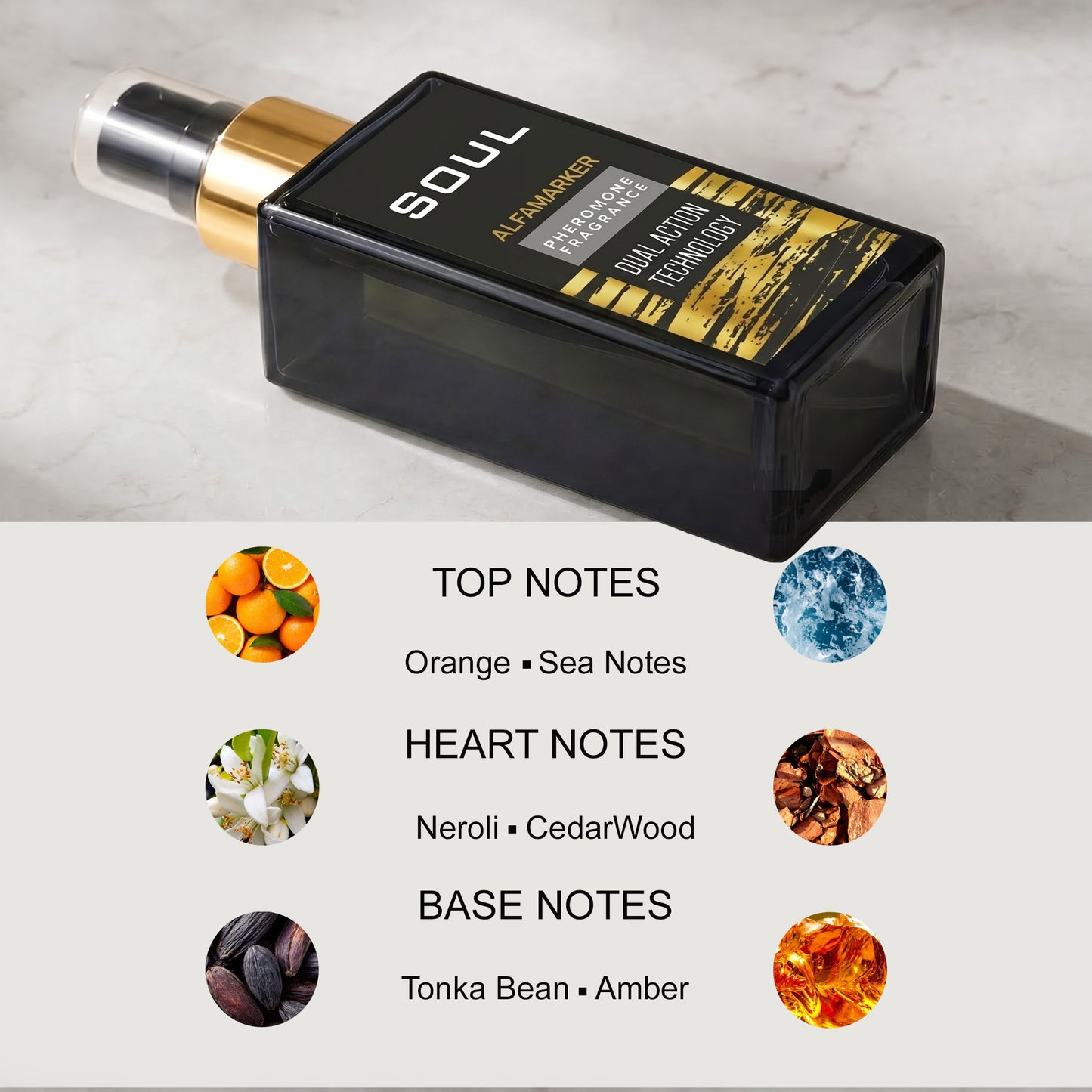 AlfaMarker Soul Pheromone Body Spray for Men 120 ml