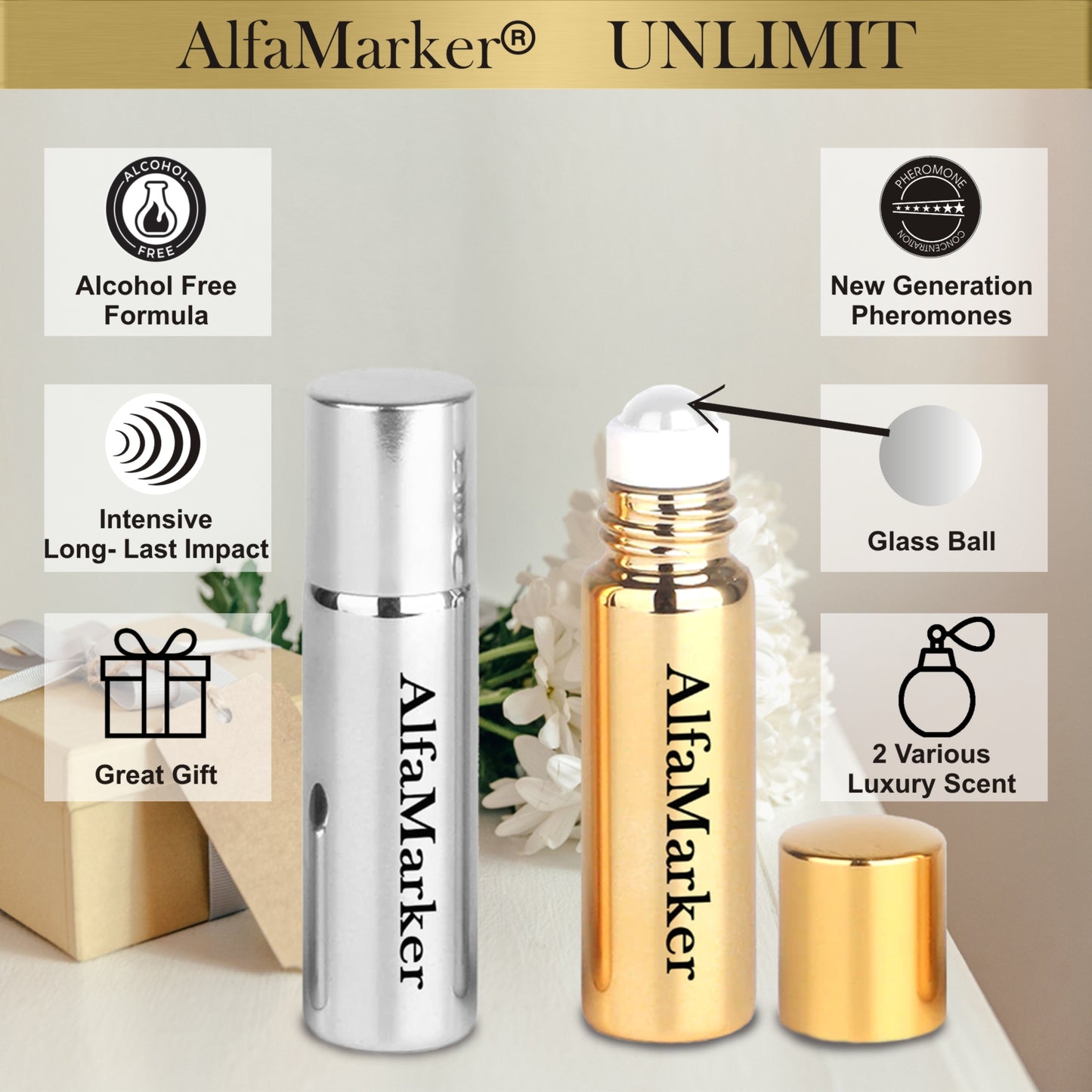 لا حدود للمرأة. مجموعة فرمون 2x5ml