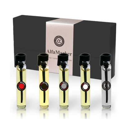 Set for Men to Attract Women. 5 Male Pheromone Perfumes x 2ml.
