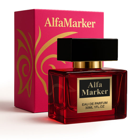 AlfaMarker Butterfly Pheromone Perfume for Women Spray in red-pink gift box