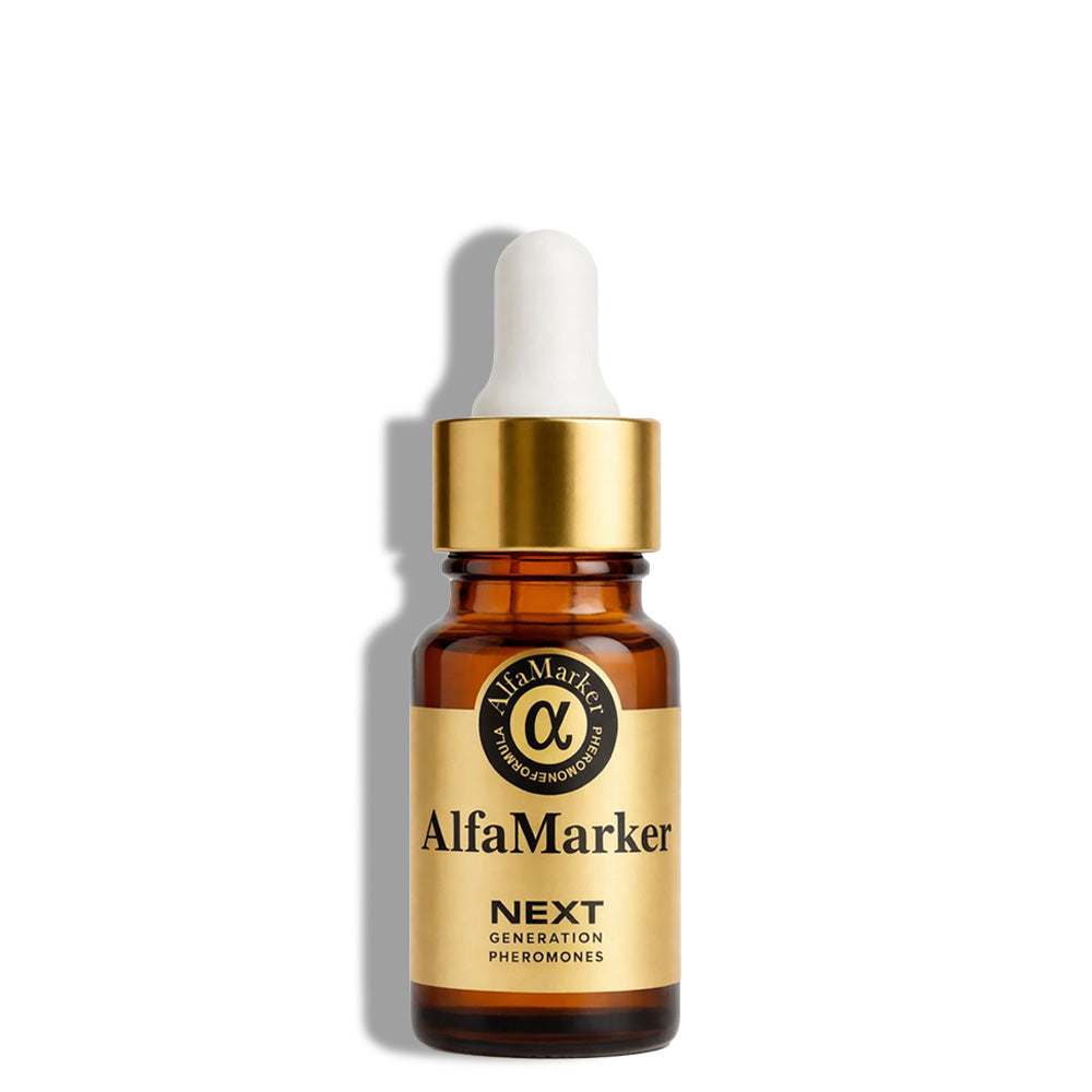 AlfaMarker Pheromone Oil Perfume for Women 5 ml Violet on a white background
