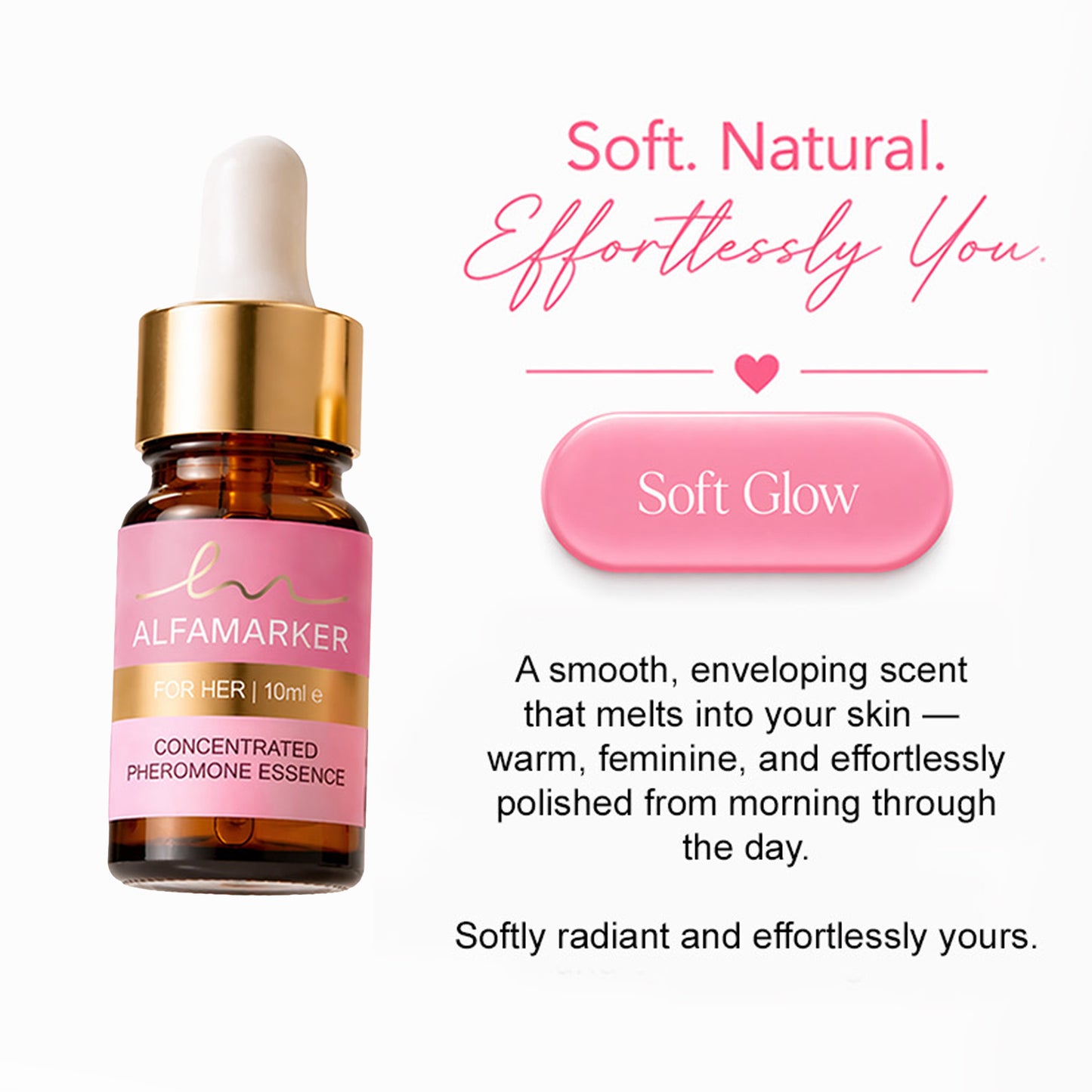 AlfaMarker Soft Glow Pheromone Oil Perfume for Women 10 ml
